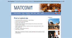 Desktop Screenshot of matcomevents.cz